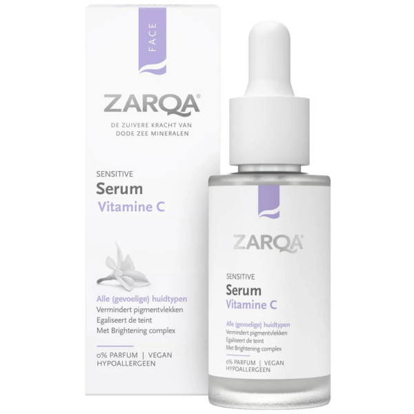 Zarqa Sensitive Serum Vitamine C serums sejai ar c vitamīnu, 30 ml