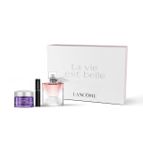 Lancome La Vie Est Belle komplekts sievietēm (EDP, 50 ml + skropstu tuša Hypnose Volume A Porter, 2 ml + sejas krēms Renergie Multi Lift Ultra 15 ml)