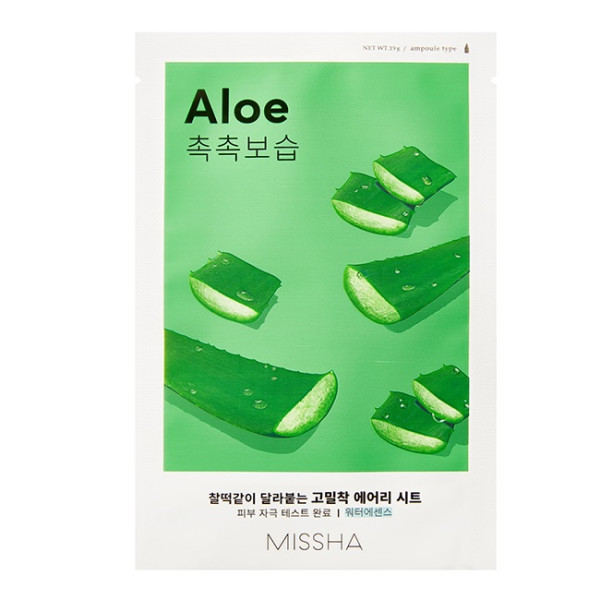 Missha Airy Fit Sheet Mask [Aloe] lokšņu maska, 19 ml