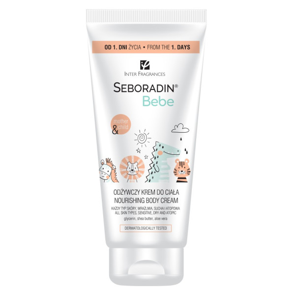 SEBORADIN Bebe Nourishing Body Cream barojošs ķermeņa krēms bērniem, 200 ml