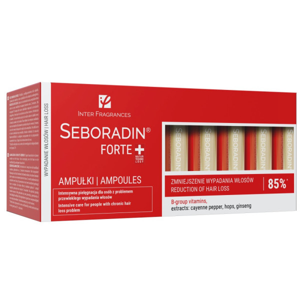 SEBORADIN Forte ampulas pret matu izkrišanu, 14 x 5,5 ml