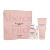 Abercrombie & Fitch Authentic komplekts sievietēm (EDP, 100 ml + EDP, 15 ml + ķermeņa losjons, 200 ml)