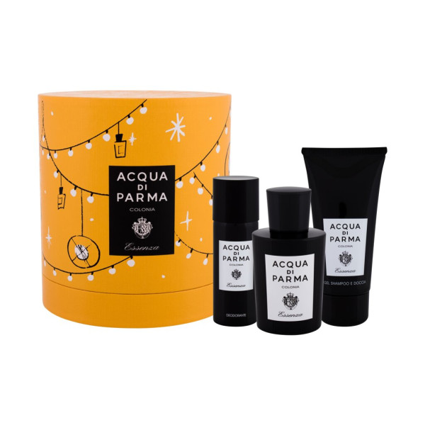 Acqua di Parma Colonia Essenza komplekts vīriešiem (EDC, 100 ml + dušas želeja, 75 ml + dezodorants, 50 ml)