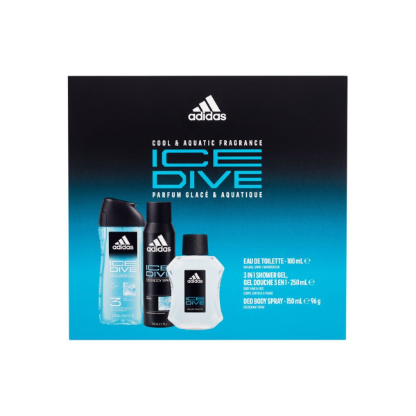 Adidas Ice Dive EDT tualetes ūdens vīriešiem, 100 ml