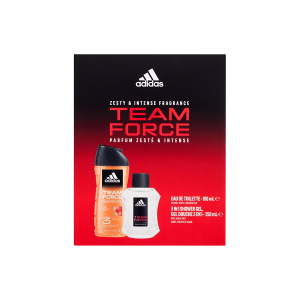 Adidas Team Force EDT tualetes ūdens vīriešiem, 100 ml