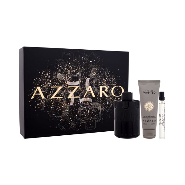 Azzaro The Most Wanted komplekts vīriešiem (EDP, 100 ml + EDP, 10 ml + dušas želeja, 75 ml)