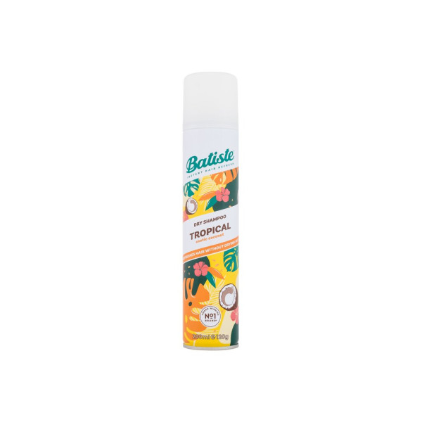 Batiste Tropical Dry Shampoo sausais šampūns, 200 ml