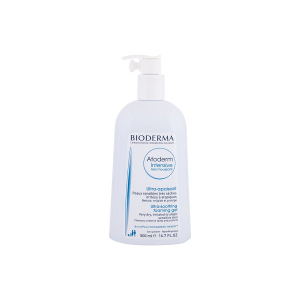 BIODERMA Atoderm Shower Gel maigs želejveida tīrīšanas līdzeklis ļoti sausai un atopiskai ādai, 500 ml