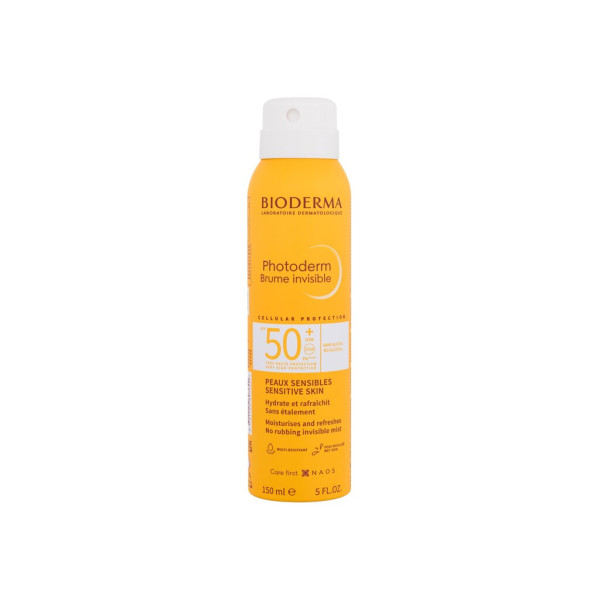 BIODERMA Photoderm Max Brume Invisible Mist SPF 50+ izsmidzināma sauļošanās migla, 150 ml