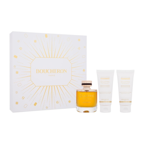 Boucheron Quatre Iconic komplekts sievietēm (EDP, 100 ml + ķermeņa losjons, 100 ml + dušas želeja, 100 ml)