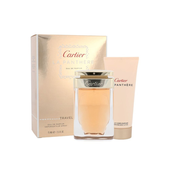 Cartier La Panthere Eau de Parfum komplekts sievietēm (Edp 75 ml + Body lotion 100 ml)