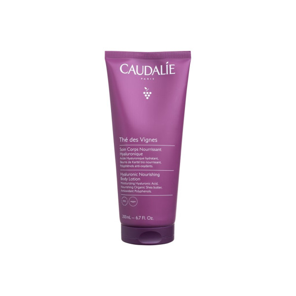 Caudalie Thé des Vignes Hyaluronic Nourishing Body Lotion barojošs ķermeņa losjons ar hialuronskābi, 200 ml