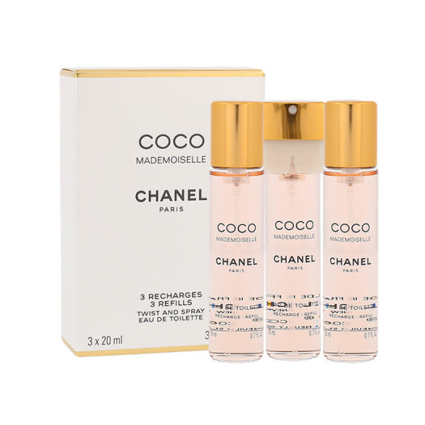 Chanel Coco Mademoiselle EDT tualetes ūdens sievietēm, 3x20 ml