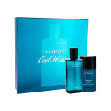 Davidoff Cool Water Eau de Toilette komplekts vīriešiem (Edt 75 ml + Deostick 75 ml)