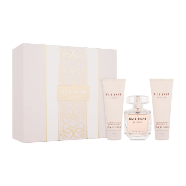 Elie Saab Le Parfum Eau de Parfum komplekts sievietēm (Edp 90 ml + Body Lotion 75 ml + Shower Gel 75 ml)