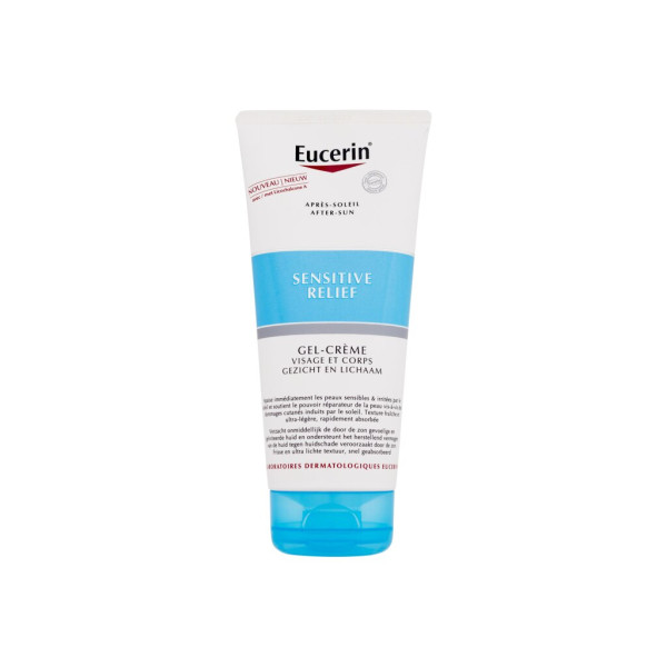 Eucerin After Sun Sensitive Relief Gel-Cream After Sun Care gēls-krēms pēc sauļošanās, 200 ml