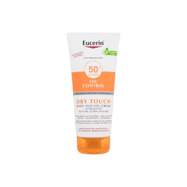 Eucerin Sun Oil Control sauļošanās želeja-krēms SPF 50 + gēla sauļošanās krēms, 200 ml