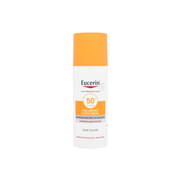 Eucerin Sun Protection Pigment Control Sun Fluid SPF 50+ aizsargājošs šķidrums no saules, 50 ml