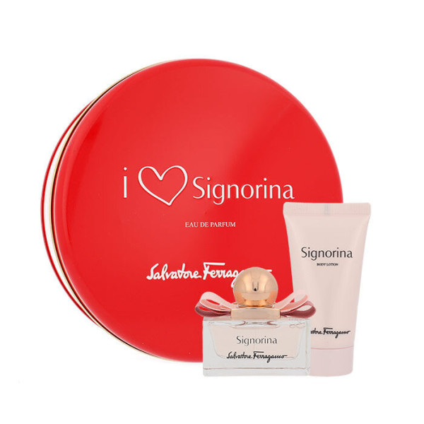 Ferragamo Signorina Eau de Parfum komplekts sievietēm (Edp 30ml + 50ml Body lotion)