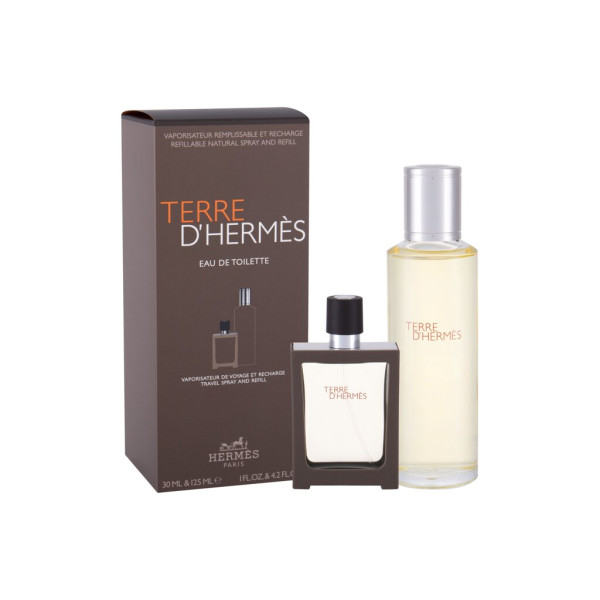 Hermes Terre d´Hermes tualetes ūdens komplekts vīriešiem (Edt 30ml + 125ml Edt uzpilde)