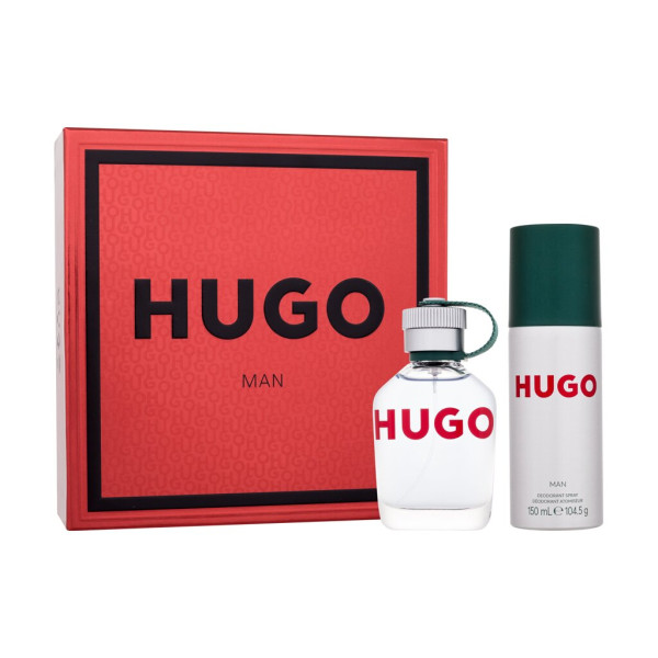 Hugo Boss HUGO Man komplekts vīriešiem (EDT, 75 ml + dezodorants, 150 ml)