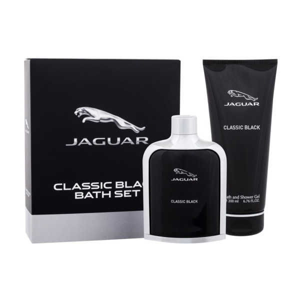 Jaguar Classic Black Eau de Toilette komplekts vīriešiem (Edt 100 ml + Shower Gel 200 ml)