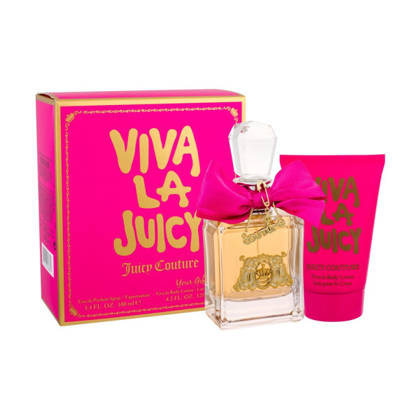 Juicy Couture Viva La Juicy komplekts sievietēm (EDP, 100 ml + ķermeņa losjons, 125 ml)