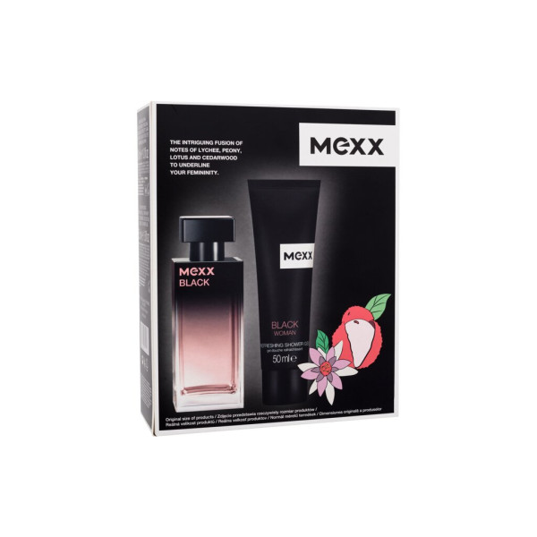 Mexx Black EDT tualetes ūdens sievietēm, 30 ml