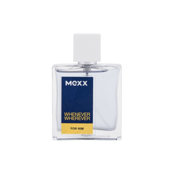 Mexx Whenever Wherever EDT tualetes ūdens vīriešiem, 50 ml