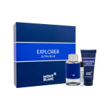 Montblanc Explorer Ultra Blue komplekts vīriešiem (EDP, 100 ml + EDP, 7,5 ml + dušas želeja, 100 ml)