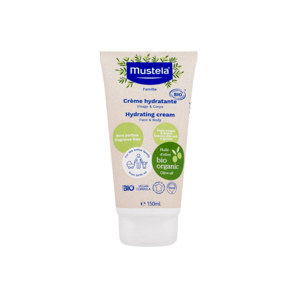 Mustela Bio Hydrating Cream dienas krēms, 150 ml