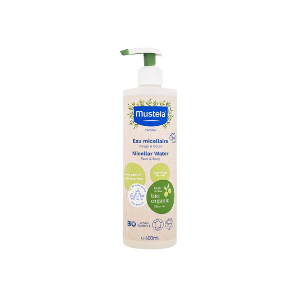 Mustela Bio Micellar Water micelārais ūdens, 400 ml