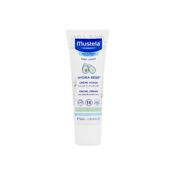 Mustela Hydra Bébé® sejas krēms bērniem, 40 ml