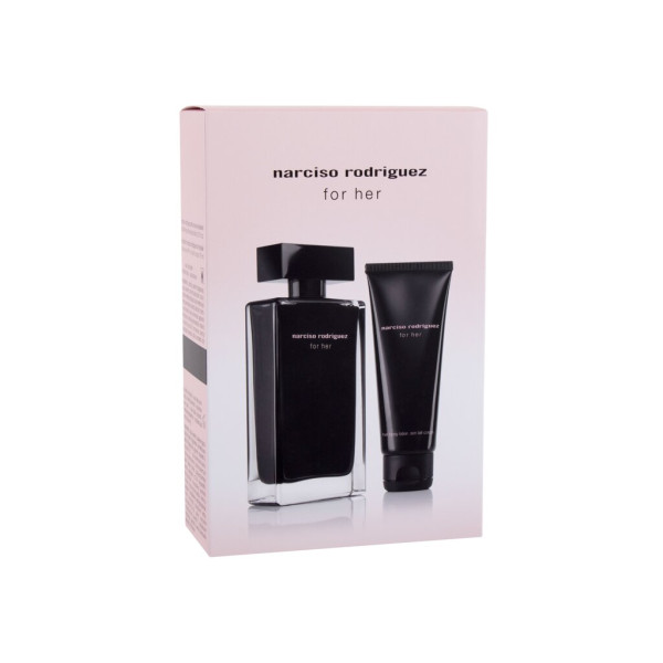 Narciso Rodriguez For Her komplekts sievietēm (EDT, 100 ml + ķermeņa losjons, 75 ml)