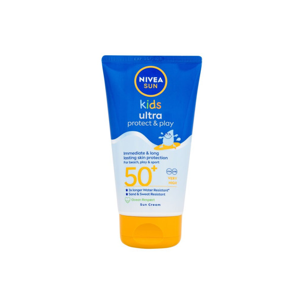 Nivea Sun Kids Ultra Protect & Play Sun Body Lotion sauļošanās losjons bērniem SPF 50+, 150 ml