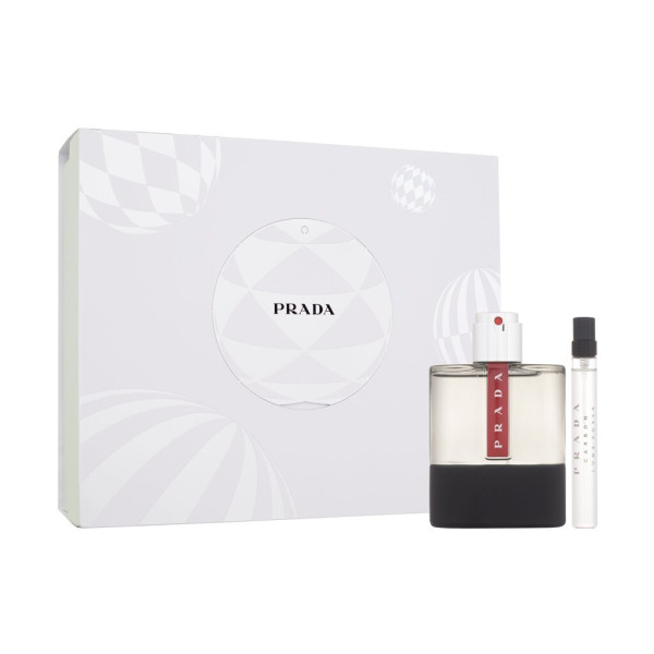 Prada Luna Rossa Carbon EDT tualetes ūdens komplekts vīriešiem, 100 ml