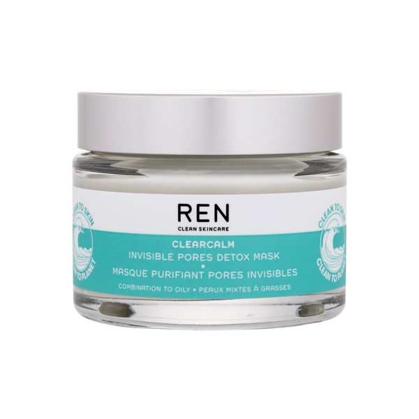 REN Clean Skincare Clearcalm Invisible Pores Detox Mask sejas maska, 50 ml