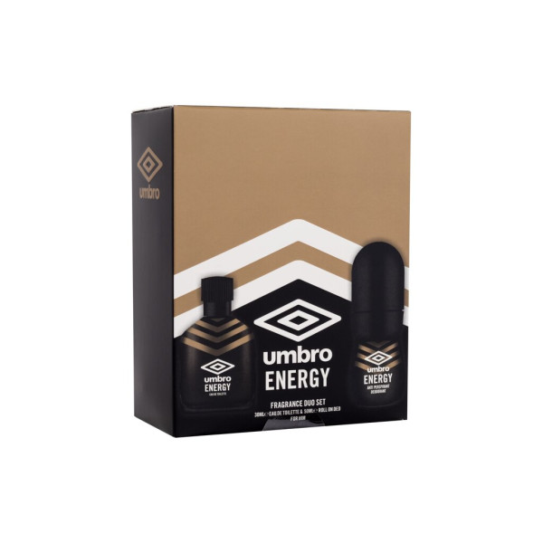 UMBRO Energy komplekts vīriešiem (EDT, 30 ml + pretsviedru līdzeklis, 50 ml)