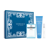 Versace Man Eau Fraiche komplekts vīriešiem (EDT, 100 ml + EDT, 10 ml + dušas želeja, 150 ml)