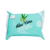 Xpel Aloe Vera Cleansing Facial Wipes Cleansing Wipes mitrās salvetes ar alveju, 25 gab.