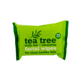 Xpel Tea Tree Cleansing Wipes mitrinošas attīrošās salvetes, 25 gab.