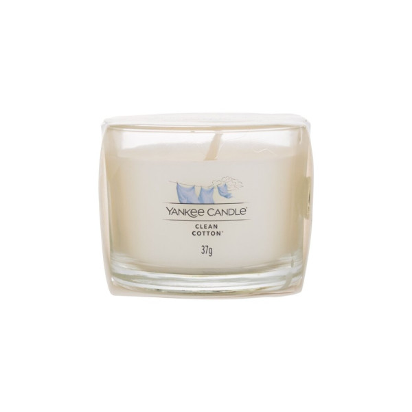 Yankee Candle Clean Cotton aromātiskā svece, 37 g