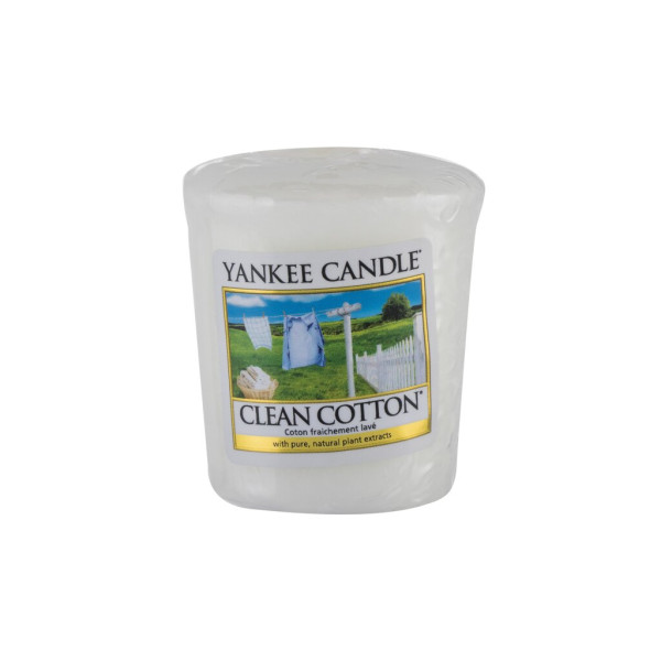 Yankee Candle Clean Cotton aromātiskā svece, 49 g