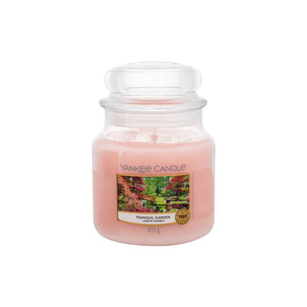 Yankee Candle Tranquil Garden aromātiskā svece, 411 g