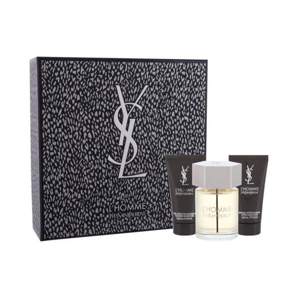 Yves Saint Laurent L´Homme Eau de Toilette komplekts vīriešiem (Edt 100ml + 50ml After shave balm + 50ml Shower gel)