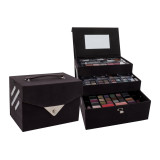 ZMILE COSMETICS Beauty Case Velvety (tumši pelēks) Limited Edition dekoratīvās kosmētikas komplekts