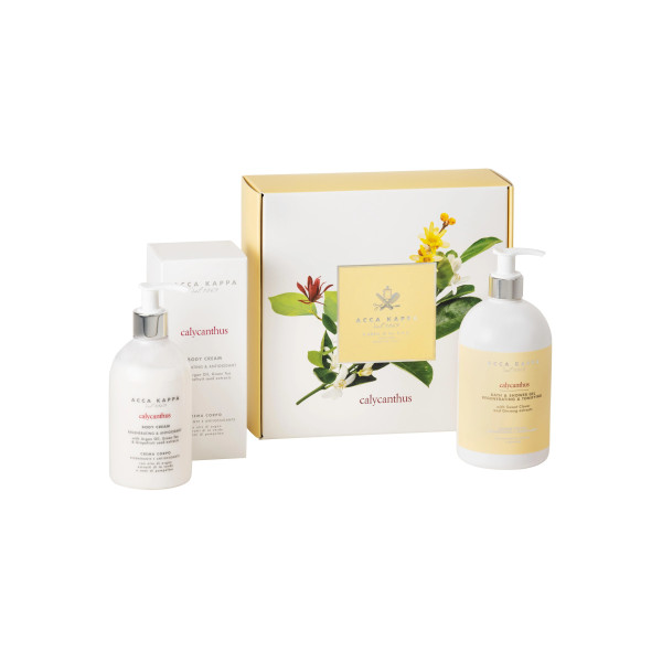 Acca Kappa Calycanthus set: shower gel, 500 ml + body lotion, 300 ml