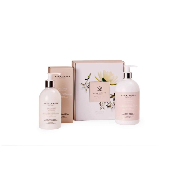 Acca Kappa Jasmine & Water Lily set: shower gel, 500 ml + body lotion, 300 ml