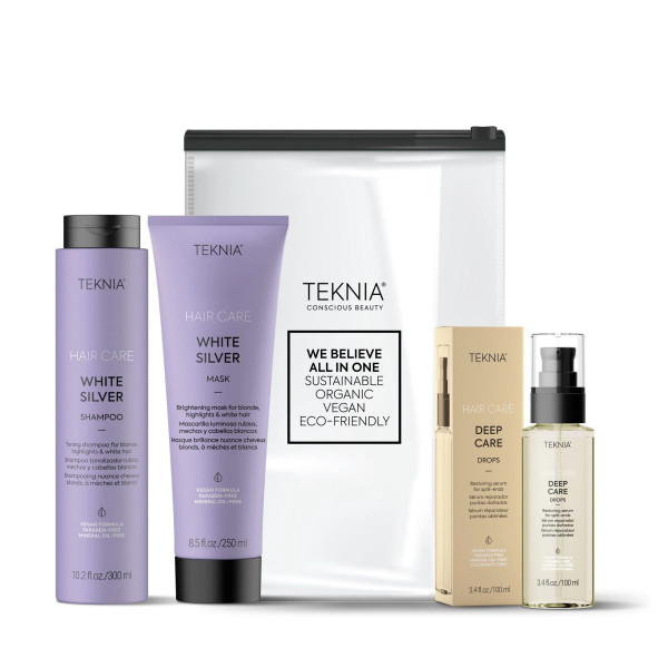 Lakme Teknia Blonde Lovers Pack: Shampoo, 300 ml + Mask, 250 ml + Deep Care Drops, 100 ml