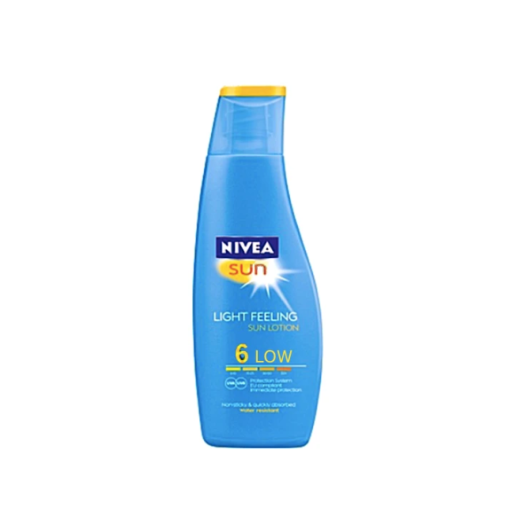 Nivea Sun Lotion Spf6 Light Feeling, 200 ml